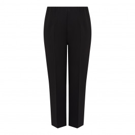 BEIGE PULL ON TROUSER BLACK - Plus Size Collection