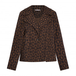 Alembika Giraffe Print Jacket - Plus Size Collection