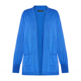 Beige Cardigan Royal Blue - Plus Size Collection