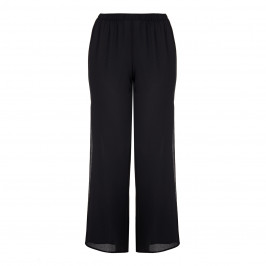 BEIGE BLACK PALAZZO TROUSER - Plus Size Collection