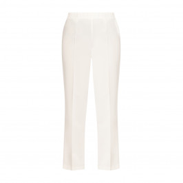 Beige Pull on Trouser White - Plus Size Collection