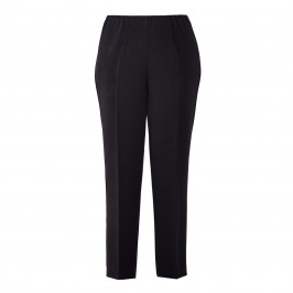 BEIGE SMART PULL-ON TROUSER BLACK - Plus Size Collection