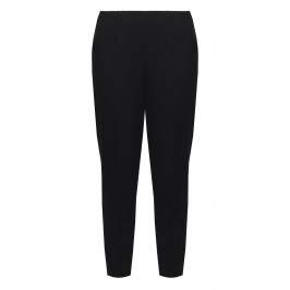 BEIGE PULL-ON ANKLE GRAZER TROUSER BLACK - Plus Size Collection