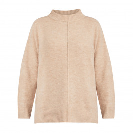 BEIGE CAMEL SWEATER  - Plus Size Collection