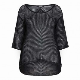 ELENA MIRO openwork knitted TUNIC - Plus Size Collection