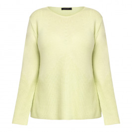 Elena Miro Pure Wool Sweater Lime - Plus Size Collection