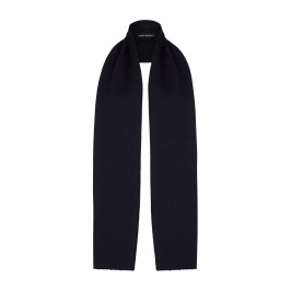 FABER TEXTURED SCARF BLACK  - Plus Size Collection