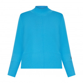 Faber Ribbed Sweater Turquoise  - Plus Size Collection