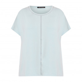 Faber Top Stretch Jersey Top Aqua - Plus Size Collection