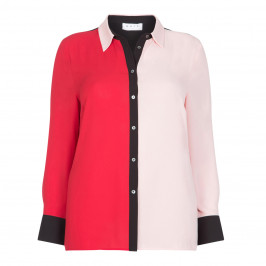 GAIA RED AND PINK SHIRT - Plus Size Collection
