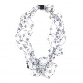 JIANHUI IRIDESCENT BEAD NECKLACE - Plus Size Collection