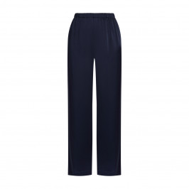 Marina Rinaldi Satin Trouser Pull On Navy  - Plus Size Collection