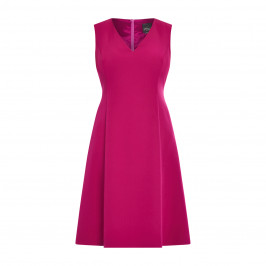 Persona by Marina Rinaldi Flared Dress Magenta  - Plus Size Collection