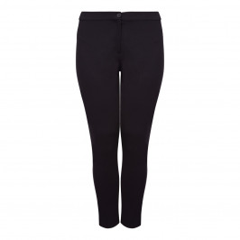 MARINA RINALDI BLACK JERSEY STRETCH TROUSERS  - Plus Size Collection