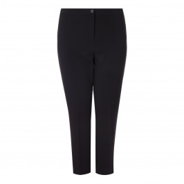 Marina Rinaldi Black ankle grazer crease front TROUSERS - Plus Size Collection