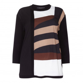 Marina Rinaldi vertical stripe Tunic top - Plus Size Collection