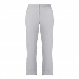 PIAZZA DELLA SCALA TURN UP TROUSER GREY - Plus Size Collection