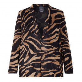 PERSONA BY MARINA RINALDI ZEBRA PRINT JACKET  - Plus Size Collection