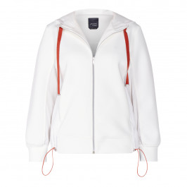 PERSONA BY MARINA RINALDI HOODY WHITE - Plus Size Collection