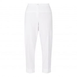 PERSONA BY MARINA RINALDI CROPPED TROUSER WHITE - Plus Size Collection