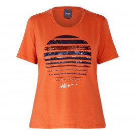 PERSONA BY MARINA RINALDI T-SHIRT ORANGE - Plus Size Collection