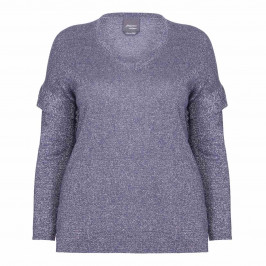 PERSONA BY MARINA RINALDI LUREX SWEATER - Plus Size Collection