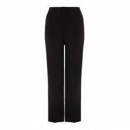 PERSONA BY MARINA RINALDI BLACK FRONT CREASE FRONT ZIP TROUSERS - Plus Size Collection