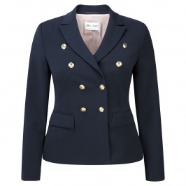 ROF AMO GOLD BUTTONS NAVY TAILORED JACKET - Plus Size Collection