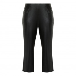 VERPASS ECO LEATHER TROUSERS BLACK - Plus Size Collection