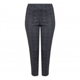 VERPASS CHECK pull-on TROUSERS - Plus Size Collection