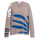 PIAZZA DELLA SCALA INTARSIA SWEATER TAUPE 