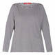 MARINA RINALDI STRETCH JERSEY LONG SLEEVE T-SHIRT NAVY