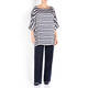 MARINA RINALDI ABSTRACT PRINT SATIN TUNIC 