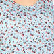 MARINA RINALDI PRINT T-SHIRT BLUE