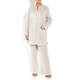 QNEEL CHEESECLOTH LINEN SHIRT BEIGE