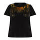 MARINA RINALDI SEQUIN T-SHIRT BLACK 