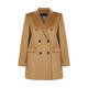 MARINA RINALDI WOOL JACKET CAMEL              