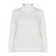 VERPASS POLO NECK WHITE FINE KNIT