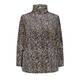 MARINA RINALDI PAISLEY VELOUR TUNIC BLACK AND WHITE