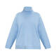 BEIGE POLO NECK SWEATER BLUE