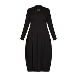 Alembika V-Neck Jersey Dress Black - Plus Size Collection