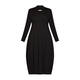 Alembika V-Neck Jersey Dress Black