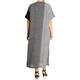 Alembika Striped Linen Dress Grey
