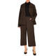 Alembika Giraffe Print Pull On Cropped Trousers