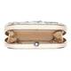 ALEX MAX jewel encrusted nude CLUTCH