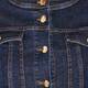 Ashley Graham x Marina Rinaldi gold button denim jacket