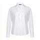 Basler White cotton stretch ruffle SHIRT