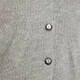 BEIGE LONG CARDIGAN WAVE KNIT GREY 