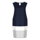 BEIGE LABEL BLOCK COLOUR LINEN SHIFT DRESS