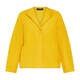 Beige Boiled Wool Jacket Yellow